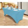 imageUtopia Kitchen Spandex Tablecloth 1 Pack 6FT White 200 GSM Tight Fitted Washable and Wrinkle Resistant Stretch Rectangular Patio Table Cover for Event Wedding ampamp Banquet 72Lx30Wx30H InchBlue Mist
