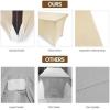imageUtopia Kitchen Spandex Tablecloth 1 Pack 6FT White 200 GSM Tight Fitted Washable and Wrinkle Resistant Stretch Rectangular Patio Table Cover for Event Wedding ampamp Banquet 72Lx30Wx30H InchChampagne