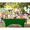 imageUtopia Kitchen Spandex Tablecloth 1 Pack 6FT White 200 GSM Tight Fitted Washable and Wrinkle Resistant Stretch Rectangular Patio Table Cover for Event Wedding ampamp Banquet 72Lx30Wx30H InchEmerald Green