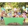 imageUtopia Kitchen Spandex Tablecloth 1 Pack 6FT White 200 GSM Tight Fitted Washable and Wrinkle Resistant Stretch Rectangular Patio Table Cover for Event Wedding ampamp Banquet 72Lx30Wx30H InchBright Green