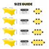 imageUtopia Kitchen Spandex Tablecloth 1 Pack 6FT White 200 GSM Tight Fitted Washable and Wrinkle Resistant Stretch Rectangular Patio Table Cover for Event Wedding ampamp Banquet 72Lx30Wx30H InchYellow