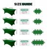imageUtopia Kitchen Spandex Tablecloth 1 Pack 6FT White 200 GSM Tight Fitted Washable and Wrinkle Resistant Stretch Rectangular Patio Table Cover for Event Wedding ampamp Banquet 72Lx30Wx30H InchEmerald Green