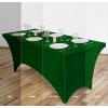 imageUtopia Kitchen Spandex Tablecloth 1 Pack 6FT White 200 GSM Tight Fitted Washable and Wrinkle Resistant Stretch Rectangular Patio Table Cover for Event Wedding ampamp Banquet 72Lx30Wx30H InchEmerald Green