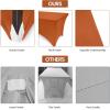 imageUtopia Kitchen Spandex Tablecloth 1 Pack 6FT White 200 GSM Tight Fitted Washable and Wrinkle Resistant Stretch Rectangular Patio Table Cover for Event Wedding ampamp Banquet 72Lx30Wx30H InchOrange