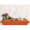 imageUtopia Kitchen Spandex Tablecloth 2 Pack 8FT White Tight Fitted Washable and Wrinkle Resistant Stretch Rectangular Patio Table Cover for Event Wedding Banquet ampamp Parties 96Lx30Wx30H InchOrange