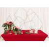 imageUtopia Kitchen Spandex Tablecloth 2 Pack 8FT White Tight Fitted Washable and Wrinkle Resistant Stretch Rectangular Patio Table Cover for Event Wedding Banquet ampamp Parties 96Lx30Wx30H InchRed