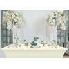 imageUtopia Kitchen Spandex Tablecloth 2 Pack 8FT White Tight Fitted Washable and Wrinkle Resistant Stretch Rectangular Patio Table Cover for Event Wedding Banquet ampamp Parties 96Lx30Wx30H InchIvory