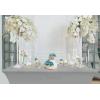 imageUtopia Kitchen Spandex Tablecloth 2 Pack 8FT White Tight Fitted Washable and Wrinkle Resistant Stretch Rectangular Patio Table Cover for Event Wedding Banquet ampamp Parties 96Lx30Wx30H InchGrey