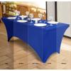 imageUtopia Kitchen Spandex Tablecloth 2 Pack 8FT White Tight Fitted Washable and Wrinkle Resistant Stretch Rectangular Patio Table Cover for Event Wedding Banquet ampamp Parties 96Lx30Wx30H InchRoyal Blue
