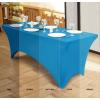 imageUtopia Kitchen Spandex Tablecloth 2 Pack 8FT White Tight Fitted Washable and Wrinkle Resistant Stretch Rectangular Patio Table Cover for Event Wedding Banquet ampamp Parties 96Lx30Wx30H InchTurquoise