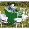 imageUtopia Kitchen Spandex Tablecloth 2 Pack 8FT White Tight Fitted Washable and Wrinkle Resistant Stretch Rectangular Patio Table Cover for Event Wedding Banquet ampamp Parties 96Lx30Wx30H InchEmerald Green