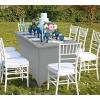 imageUtopia Kitchen Spandex Tablecloth 2 Pack 8FT White Tight Fitted Washable and Wrinkle Resistant Stretch Rectangular Patio Table Cover for Event Wedding Banquet ampamp Parties 96Lx30Wx30H InchGrey