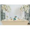 imageUtopia Kitchen Spandex Tablecloth 2 Pack 8FT White Tight Fitted Washable and Wrinkle Resistant Stretch Rectangular Patio Table Cover for Event Wedding Banquet ampamp Parties 96Lx30Wx30H InchChampagne
