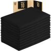 imageUtopia Kitchen Spandex Tablecloth 2 Pack 8FT White Tight Fitted Washable and Wrinkle Resistant Stretch Rectangular Patio Table Cover for Event Wedding Banquet ampamp Parties 96Lx30Wx30H InchBlack
