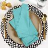 imageUtopia Kitchen White Cloth Napkins 12 Pack 18x18 Inch Cotton Blend Washable and Reusable Table Dinner NapkinsAqua