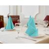 imageUtopia Kitchen White Cloth Napkins 12 Pack 18x18 Inch Cotton Blend Washable and Reusable Table Dinner NapkinsAqua
