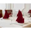 imageUtopia Kitchen White Cloth Napkins 12 Pack 18x18 Inch Cotton Blend Washable and Reusable Table Dinner NapkinsBurgundy