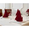 imageUtopia Kitchen White Cloth Napkins 12 Pack 18x18 Inch Cotton Blend Washable and Reusable Table Dinner NapkinsBurgundy