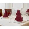 imageUtopia Kitchen White Cloth Napkins 12 Pack 18x18 Inch Cotton Blend Washable and Reusable Table Dinner NapkinsBurgundy