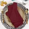 imageUtopia Kitchen White Cloth Napkins 12 Pack 18x18 Inch Cotton Blend Washable and Reusable Table Dinner NapkinsBurgundy