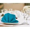imageUtopia Kitchen White Cloth Napkins 12 Pack 18x18 Inch Cotton Blend Washable and Reusable Table Dinner NapkinsCaribbean Blue