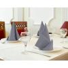 imageUtopia Kitchen White Cloth Napkins 12 Pack 18x18 Inch Cotton Blend Washable and Reusable Table Dinner NapkinsCharcoal