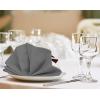 imageUtopia Kitchen White Cloth Napkins 12 Pack 18x18 Inch Cotton Blend Washable and Reusable Table Dinner NapkinsGray