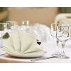 imageUtopia Kitchen White Cloth Napkins 12 Pack 18x18 Inch Cotton Blend Washable and Reusable Table Dinner NapkinsIvory