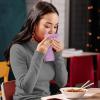 imageUtopia Kitchen White Cloth Napkins 12 Pack 18x18 Inch Cotton Blend Washable and Reusable Table Dinner NapkinsLavender
