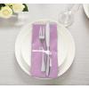 imageUtopia Kitchen White Cloth Napkins 12 Pack 18x18 Inch Cotton Blend Washable and Reusable Table Dinner NapkinsLavender