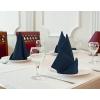 imageUtopia Kitchen White Cloth Napkins 12 Pack 18x18 Inch Cotton Blend Washable and Reusable Table Dinner NapkinsNavy
