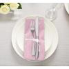 imageUtopia Kitchen White Cloth Napkins 12 Pack 18x18 Inch Cotton Blend Washable and Reusable Table Dinner NapkinsPink
