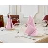 imageUtopia Kitchen White Cloth Napkins 12 Pack 18x18 Inch Cotton Blend Washable and Reusable Table Dinner NapkinsPink