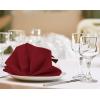 imageUtopia Kitchen White Cloth Napkins 12 Pack 18x18 Inch Cotton Blend Washable and Reusable Table Dinner NapkinsRed