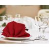 imageUtopia Kitchen White Cloth Napkins 12 Pack 18x18 Inch Cotton Blend Washable and Reusable Table Dinner NapkinsRed