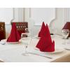 imageUtopia Kitchen White Cloth Napkins 12 Pack 18x18 Inch Cotton Blend Washable and Reusable Table Dinner NapkinsRed