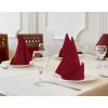 imageUtopia Kitchen White Cloth Napkins 12 Pack 18x18 Inch Cotton Blend Washable and Reusable Table Dinner NapkinsRed