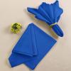 imageUtopia Kitchen White Cloth Napkins 12 Pack 18x18 Inch Cotton Blend Washable and Reusable Table Dinner NapkinsRoyal Blue