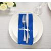 imageUtopia Kitchen White Cloth Napkins 12 Pack 18x18 Inch Cotton Blend Washable and Reusable Table Dinner NapkinsRoyal Blue