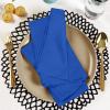 imageUtopia Kitchen White Cloth Napkins 12 Pack 18x18 Inch Cotton Blend Washable and Reusable Table Dinner NapkinsRoyal Blue