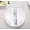 imageUtopia Kitchen White Cloth Napkins 12 Pack 18x18 Inch Cotton Blend Washable and Reusable Table Dinner NapkinsWhite