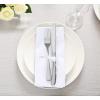 imageUtopia Kitchen White Cloth Napkins 12 Pack 18x18 Inch Cotton Blend Washable and Reusable Table Dinner NapkinsWhite