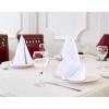 imageUtopia Kitchen White Cloth Napkins 12 Pack 18x18 Inch Cotton Blend Washable and Reusable Table Dinner NapkinsWhite