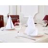 imageUtopia Kitchen White Cloth Napkins 12 Pack 18x18 Inch Cotton Blend Washable and Reusable Table Dinner NapkinsWhite