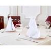 imageUtopia Kitchen White Cloth Napkins 12 Pack 18x18 Inch Cotton Blend Washable and Reusable Table Dinner NapkinsWhite
