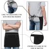 imageUtopia Wear 12 Pack Server Apron with 3 Pockets Waist Apron for Waiter Waitress 12 InchesBlack