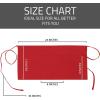 imageUtopia Wear 12 Pack Server Apron with 3 Pockets Waist Apron for Waiter Waitress 12 InchesRed