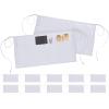 imageUtopia Wear 12 Pack Server Apron with 3 Pockets Waist Apron for Waiter Waitress 12 InchesWhite
