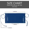 imageUtopia Wear 4 Pack Server Apron with 3 Pockets Waist Apron for Waiter Waitress 12 InchesBlue