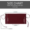 imageUtopia Wear 4 Pack Server Apron with 3 Pockets Waist Apron for Waiter Waitress 12 InchesBurgundy
